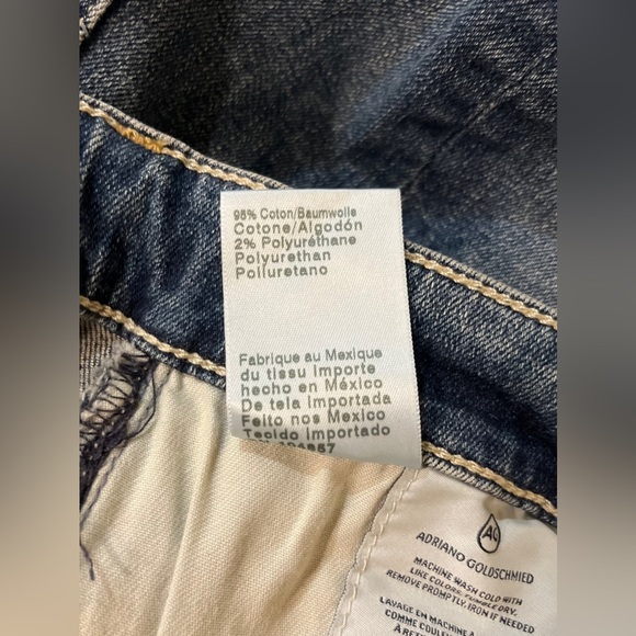 NWT AG Jeans MARI High-Rise Straight 15 Year Mural Distressed detailing Size 31R - Picture 12 of 15